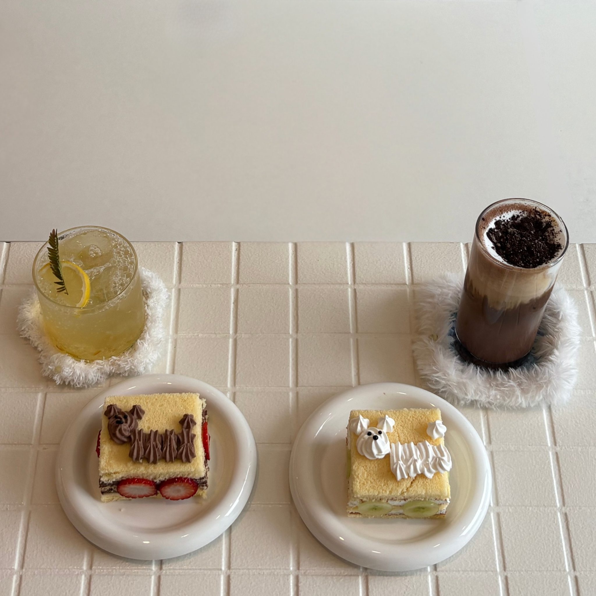 注文したケーキ