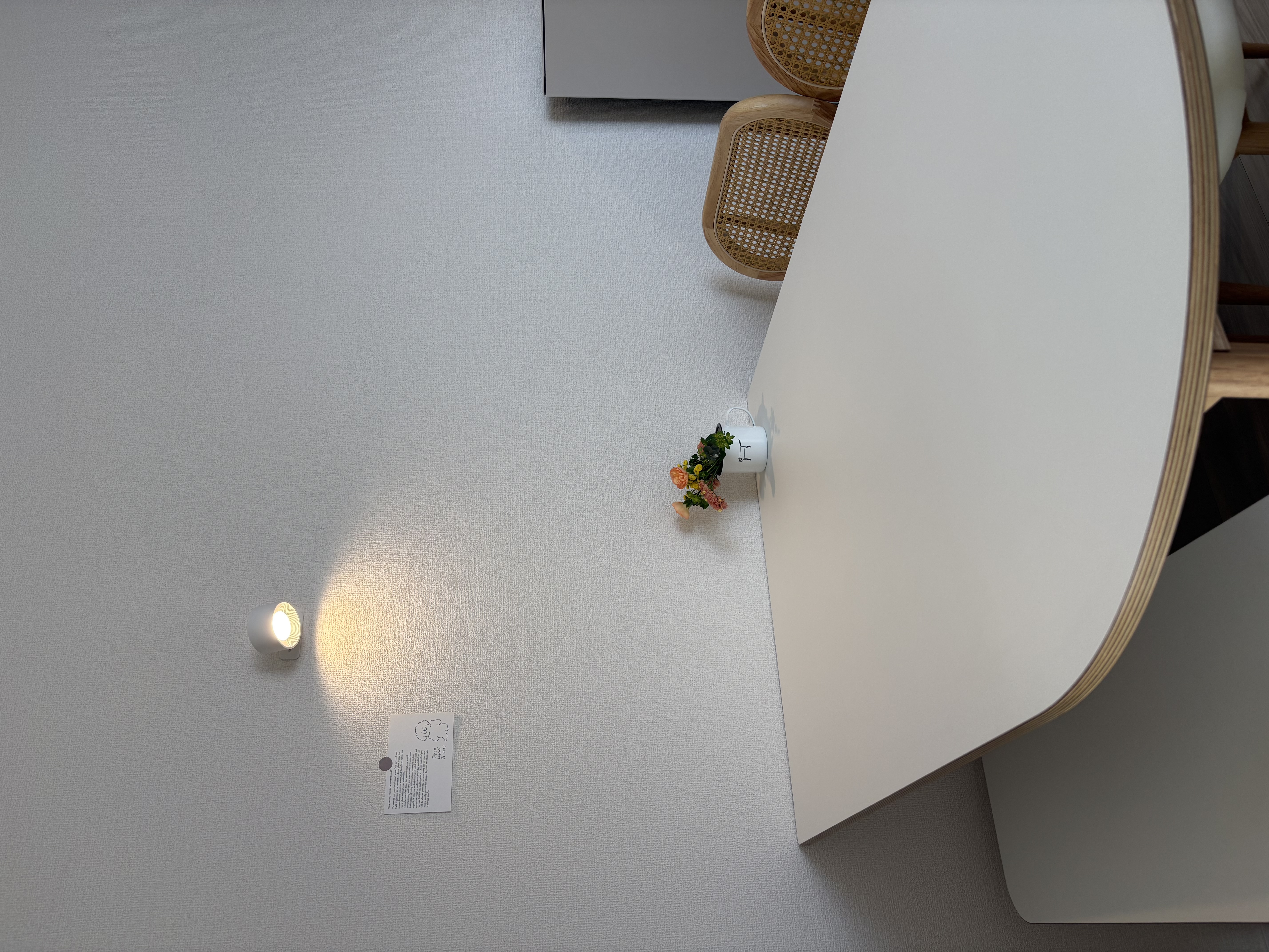 届いたテーブル